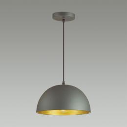 Odeon light 3349/1 PENDANT ODL17 380 темно-серый/золотой Подвес E27 60W 220V UGA  - 4 купить